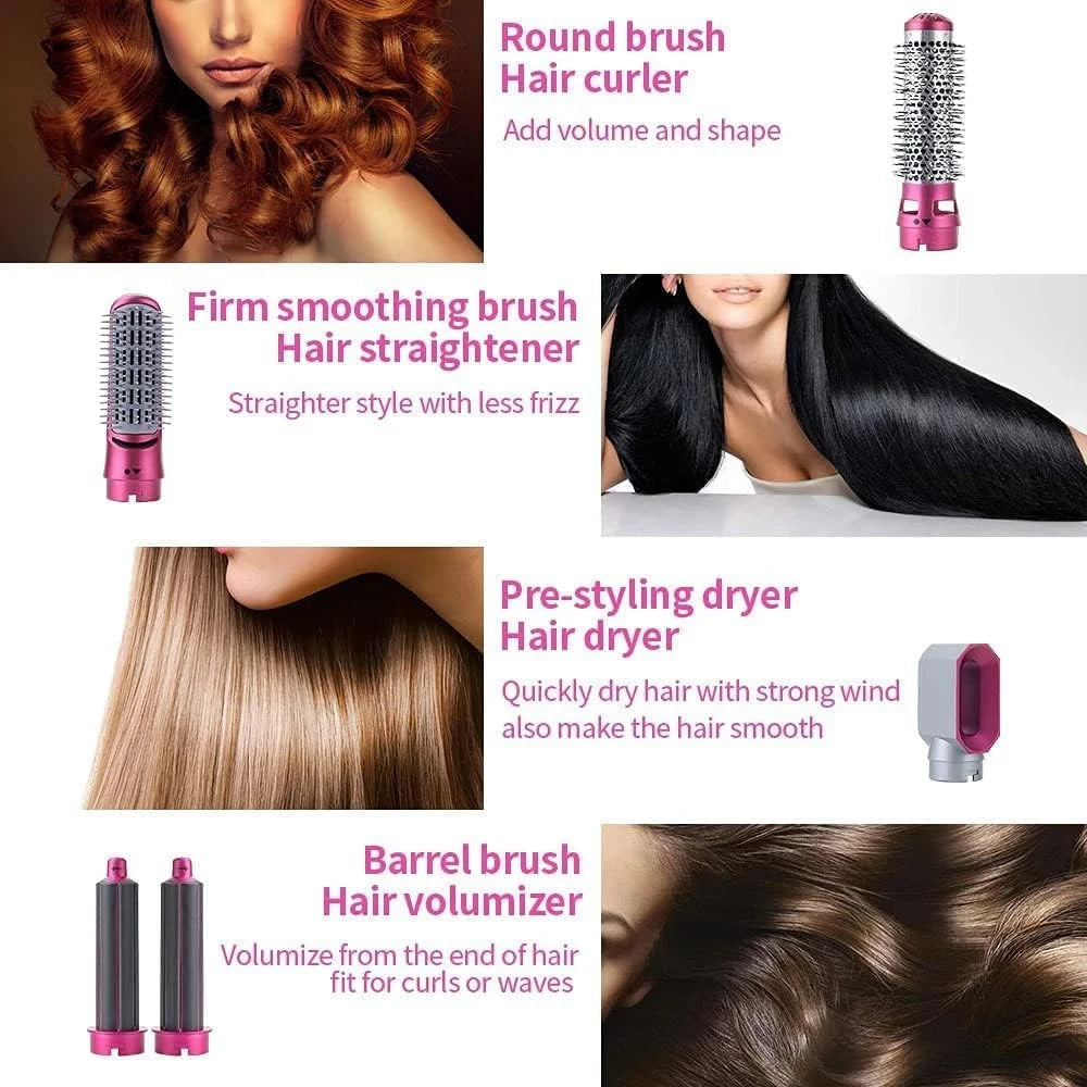 5-in-1 Hot Air Styler & Hair Dryer Brush Set