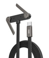 FlexStand 100W Type-C cable with the built-in stand folded out