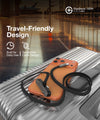 Travel-friendly tangle-free cable and stand