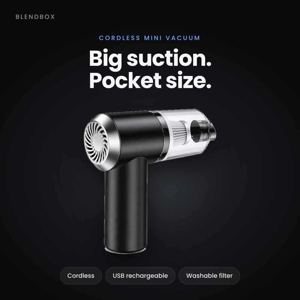 Cordless Mini Vacuum Cleaner